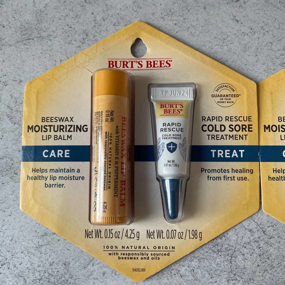 Burt's Bees Makeup Burts Bees Rapid Rescue Cold Sore Treatment And